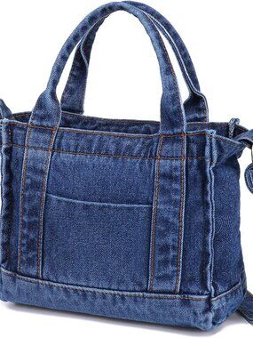Denim Purse Jean Tote Bag for Women Crossbody Bags
